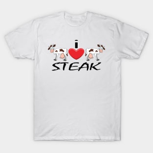 I Heart Steak T-Shirt